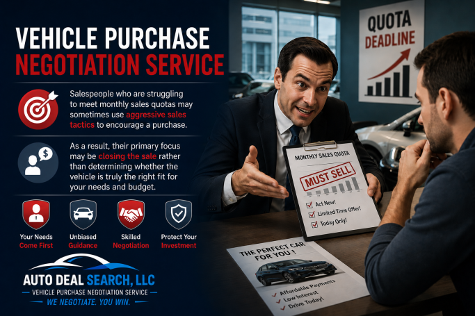 How Sales Quotas Can Affect Your Vehicle Purchase Decision
