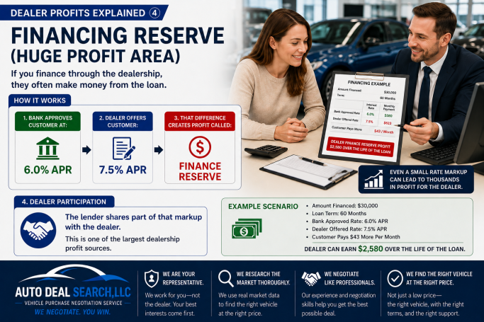 Financing reserve (Huge profit area)