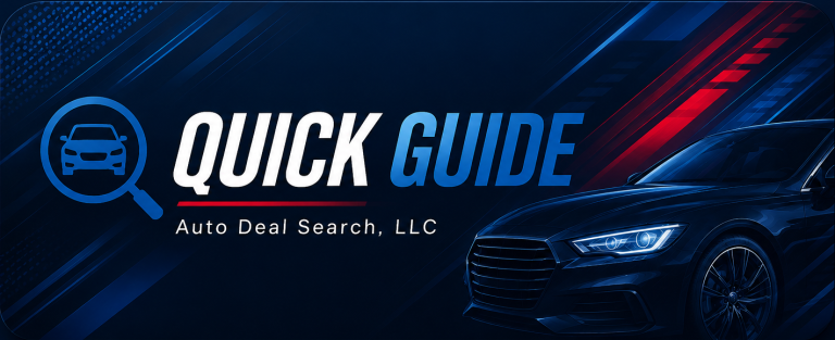 "Quick Guide" Your Quick Guide to Smarter Vehicle Purchasing