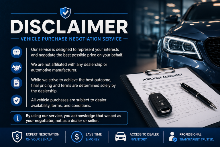 Important Service Disclaimer & Client Acknowledgment