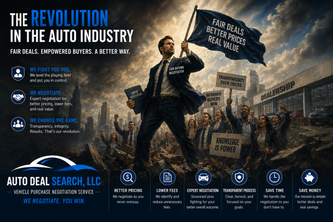 We believe it's time for a new era of transparent, consumer-focused vehicle purchasing.