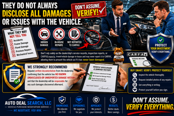 Hidden Vehicle Damage : Why Verification Matters Before You Buy