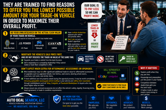 Know your vehicle's true value, compare offers, and negotiate your trade-in with confidence.