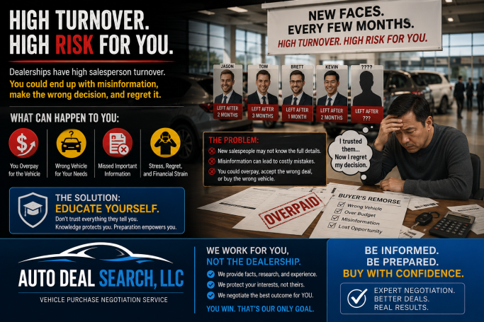 High Dealership Staff Turnover : A Risk Every Car Buyer Should Understand