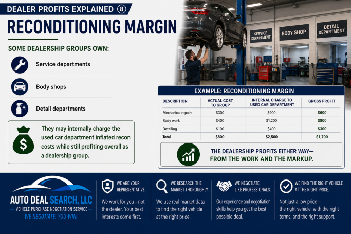 Reconditioning margin