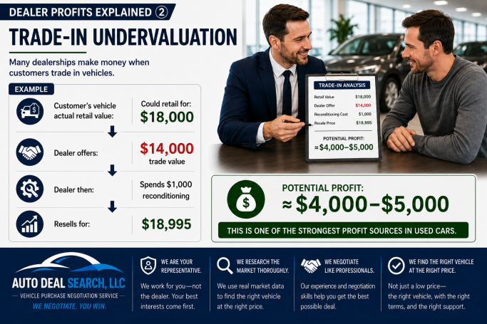 Trade-in undervaluation