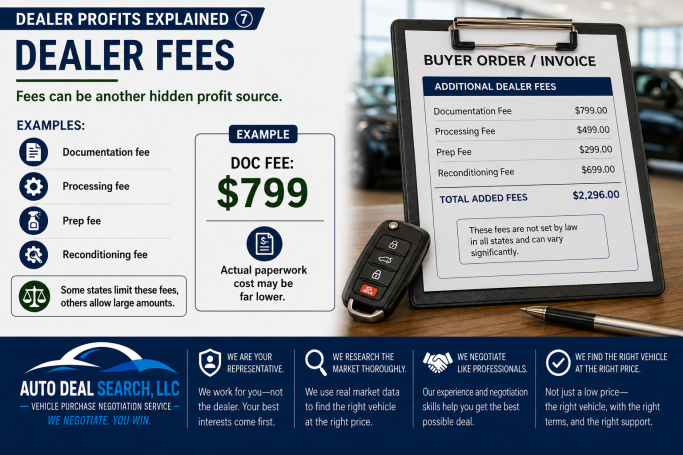 Dealer fees