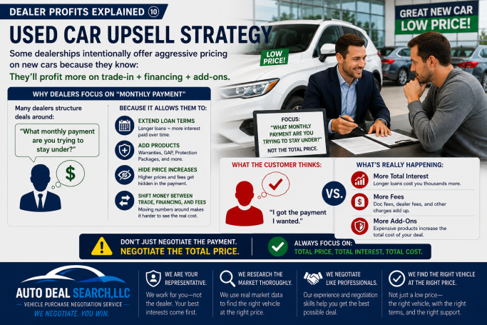 Used car upsell strategy